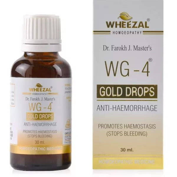 Wheezal Homeopathy WG-4 Gold Drops - Distacart
