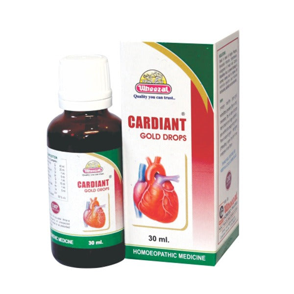 Wheezal Homeopathy Cardiant Gold Drops - Distacart
