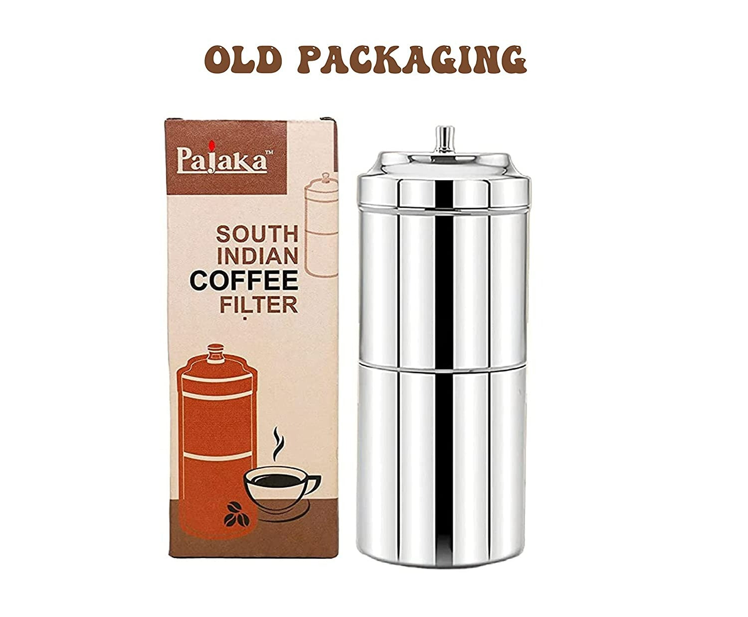 Pajaka South Indian Coffee Filter Stainless Steel Non-Electric Machine Small Size - Distacart