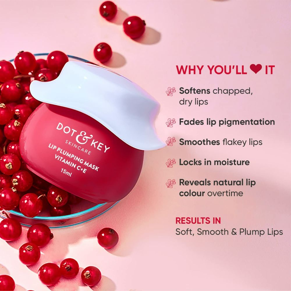 Dot & Key Lip Plumping Sleeping Mask - Distacart