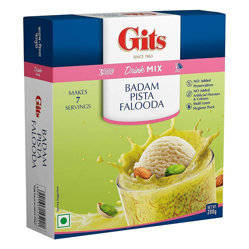 Gits Badam & Pista Falooda Mix - Distacart