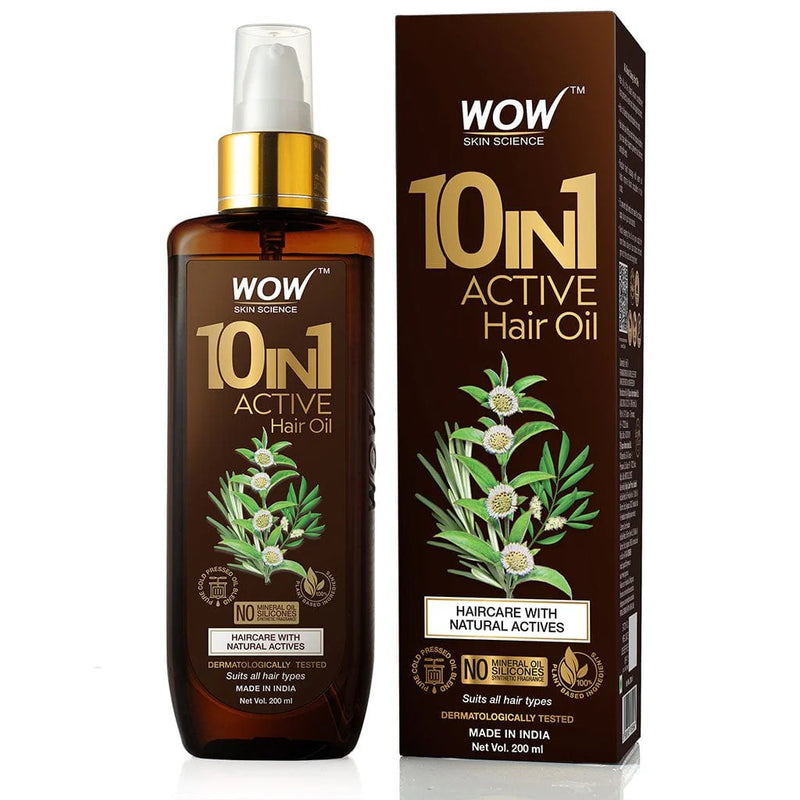 Wow Skin Science 10 In 1 Miracle Hair Oil - Distacart