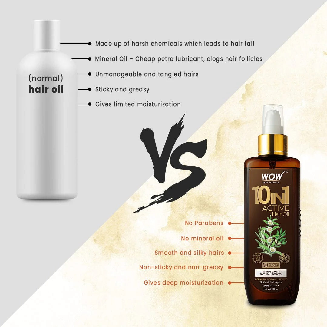 High-Quality Wow Skin Science Hair Oil Design Photography High-Quality Wow Skin Science Hair Oil Design Photography