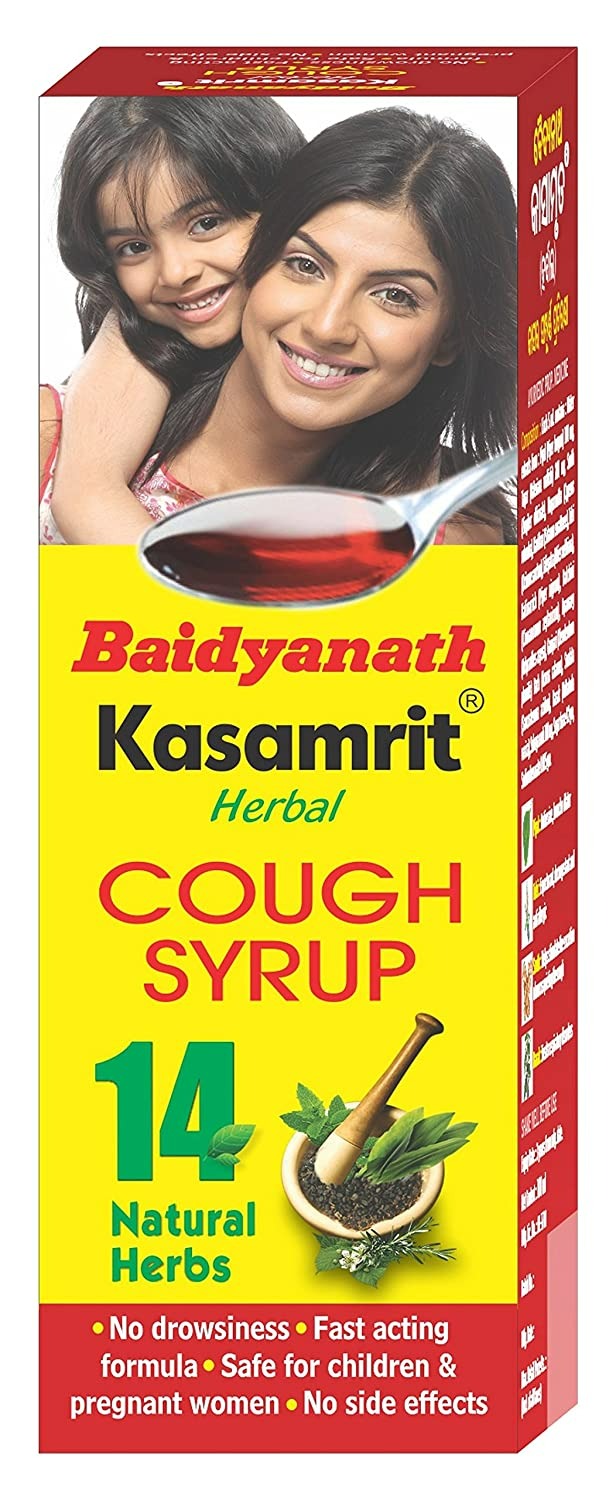 Baidyanath Kasamrit Herbal Syrup 100ml - Distacart