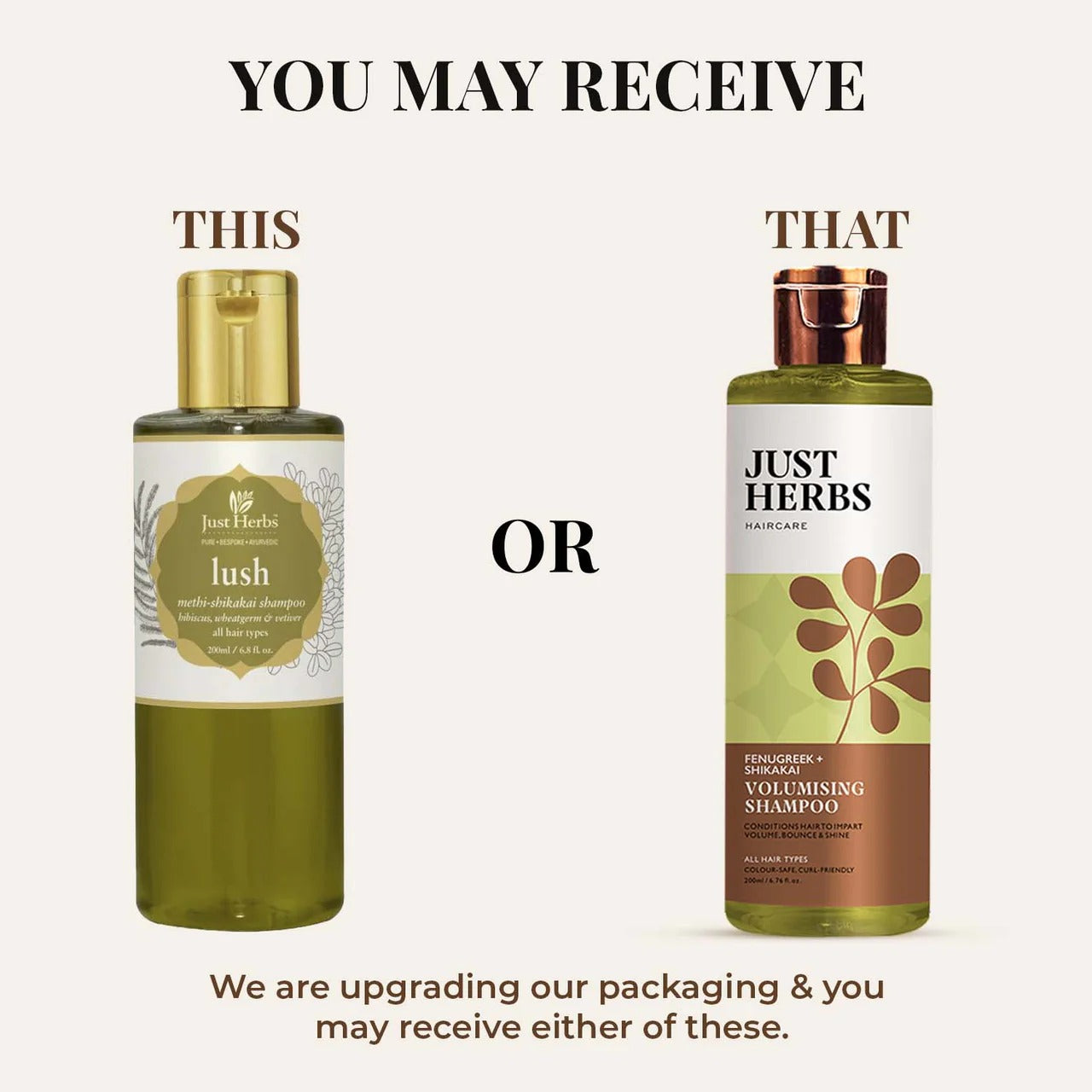 Just Herbs Lush Methi-Shikakai Shampoo - Distacart