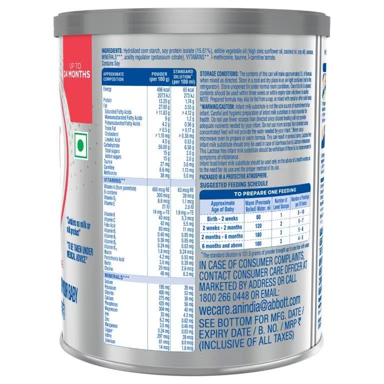 Similac Isomil Soy Infant Formula, Up to 24 Months - Distacart