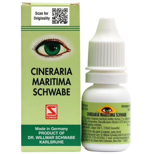 Dr. Willmar Schwabe India Cineraria Maritima Eye Drop Without Alcohol - Distacart