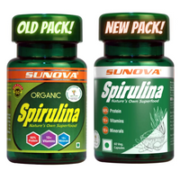 Thumbnail for Sunova Organic Spirulina 60 Capsules - Distacart