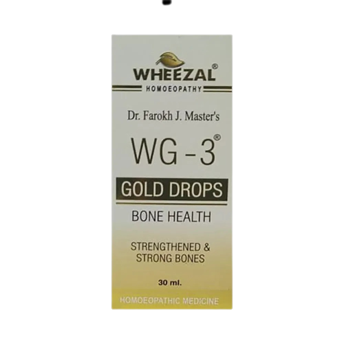 Wheezal Homeopathy WG-3 Gold Drops - Distacart