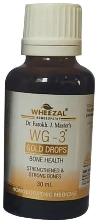 Wheezal Homeopathy WG-3 Gold Drops - Distacart