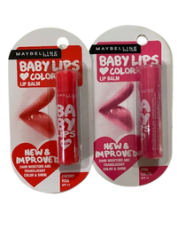 Thumbnail for Maybelline New York Baby Lips Lip Balm (Pink & Red) - Distacart