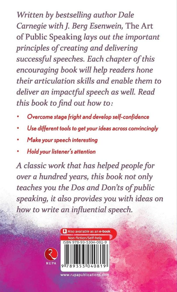 The Art of Public Speaking - Distacart