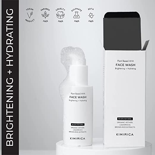 Kimirica Brightening + Hydrating Face Wash - Distacart