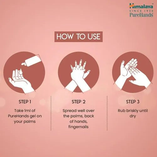 Himalaya Pure Hands Hand Sanitizer (Litchi) - Distacart