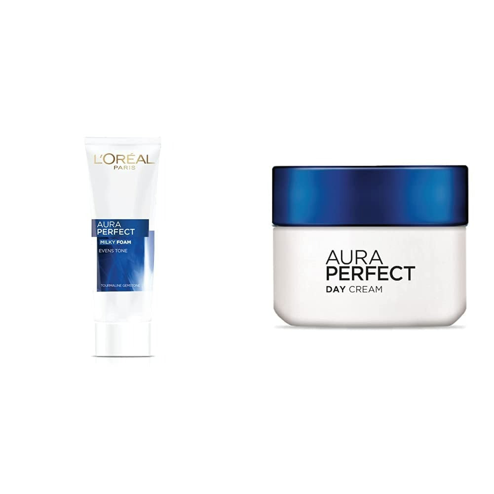 L'Oreal Paris White Perfect Milky Foam Facewash And Day Cream - Distacart