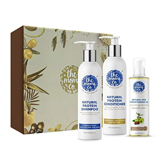 The Moms Co Natural Anti-Hair Fall Complete Care Kit - Distacart