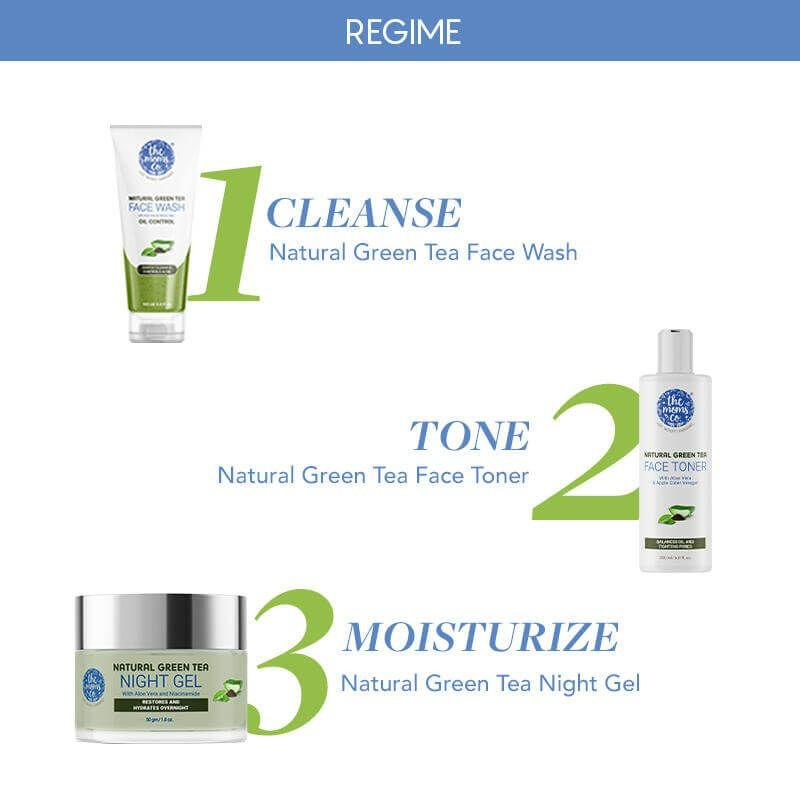 The Moms Co Natural Green Tea Night Gel - Distacart