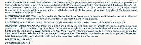 Himalaya Herbals Clarina Anti-Acne Cream - Distacart