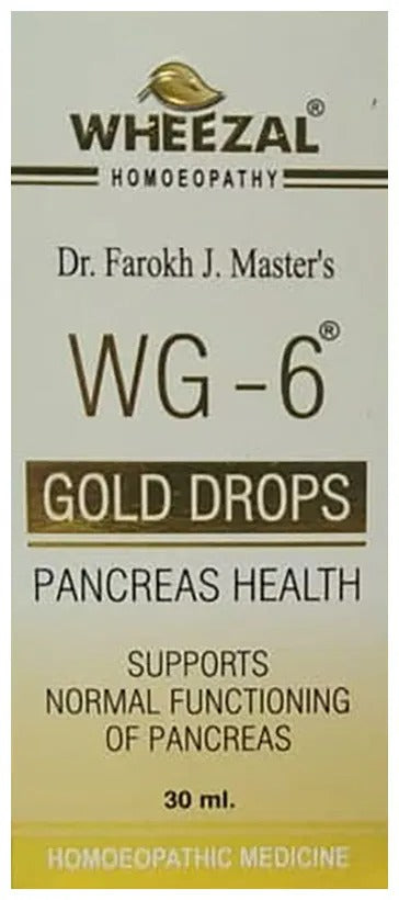 Wheezal Homeopathy WG-6 Gold Drops - Distacart
