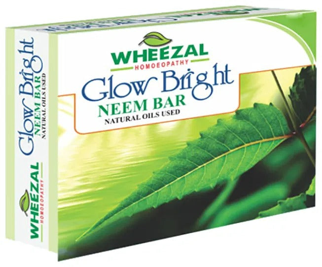 Wheezal Glow Bright Neem Bar - Distacart