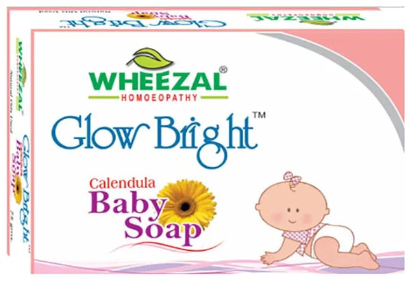 Wheezal Glow Bright Calendula Baby Soap - Distacart