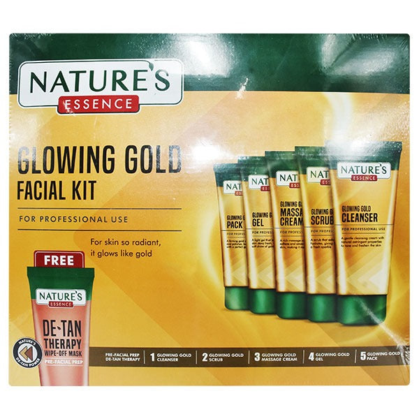 Nature's Essence Glowing Gold Facial Kit - Distacart
