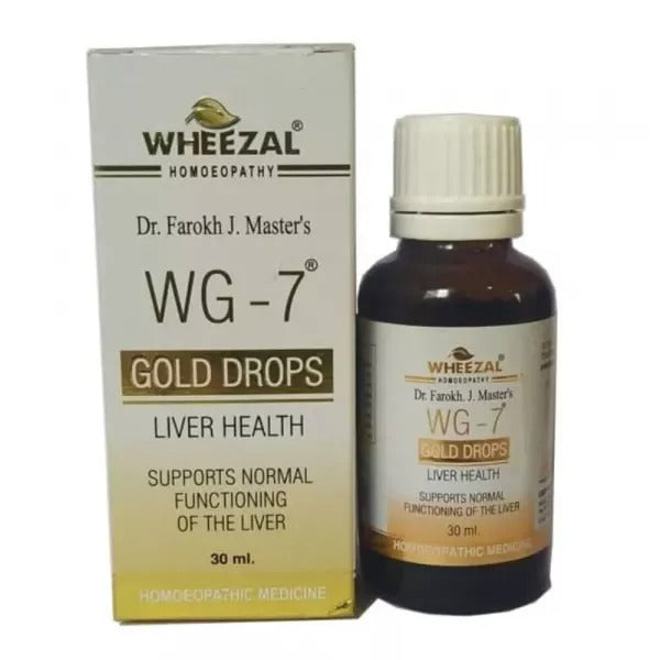 Wheezal Homeopathy WG-7 Gold Drops - Distacart
