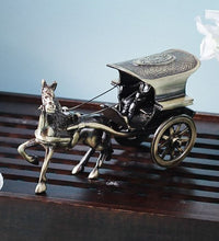 Thumbnail for Horse Cart Brass Showpiece - Distacart