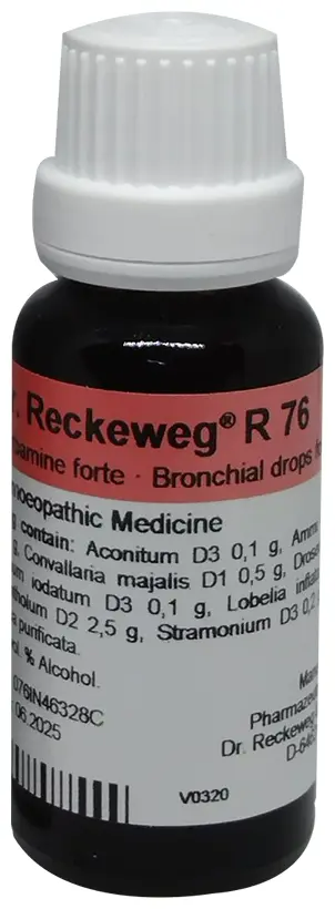 Dr. Reckeweg R76 Herbamine Forte - Asthma Forte Drops - Distacart