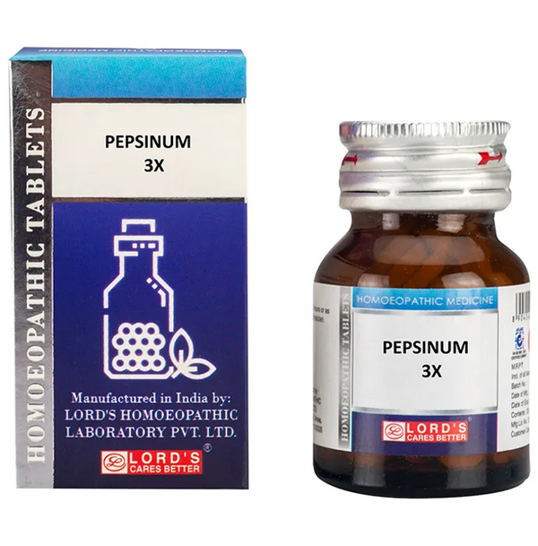 Lord's Homeopathy Pepsinum Trituration Tablets - Distacart