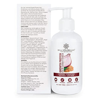 Bella Vita Organic Growth Protein Hair Conditioner - Distacart