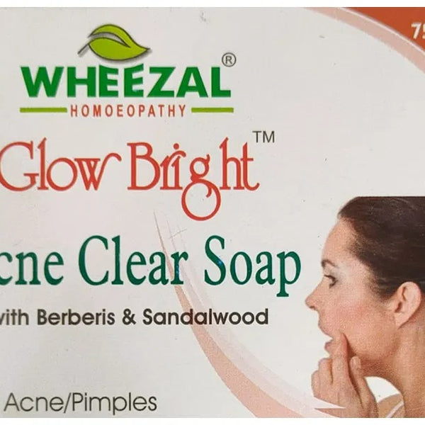 Wheezal Glow Bright Acne Clear Soap - Distacart