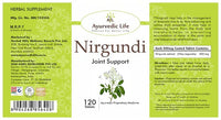 Thumbnail for Ayurvedic Life Nirgundi Joint Support Tablets - Distacart