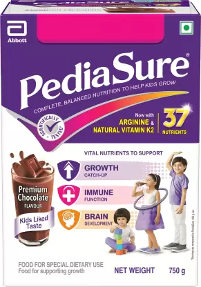 Pediasure Health and Nutrition Drink Powder for Kids Growth (Premium Chocolate) - Distacart