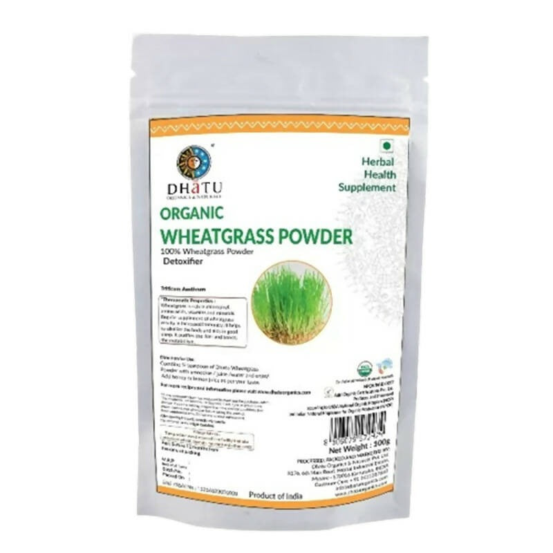 Dhatu Organics & Naturals Wheatgrass Powder - Distacart
