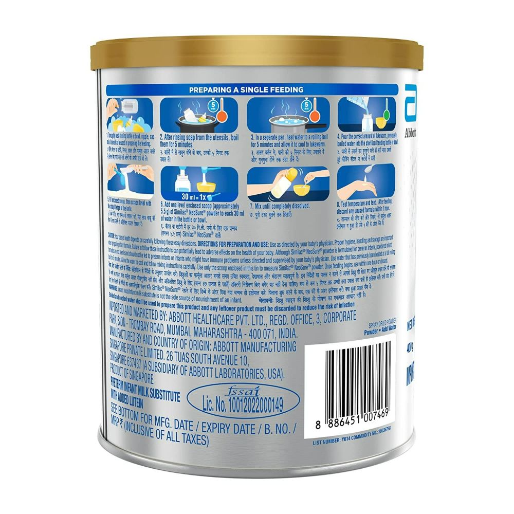 Similac Neosure For Premature Baby (Born Before 37 Weeks) - Distacart