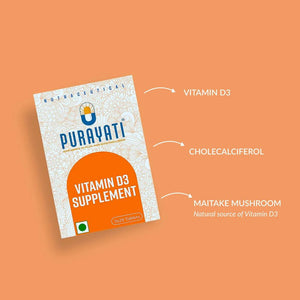Purayati Vitamin D3, 2000 IU Tablets - Distacart