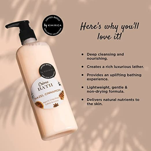 Kimirica Creme Bath Hazel Cinnamon Body Wash - Distacart