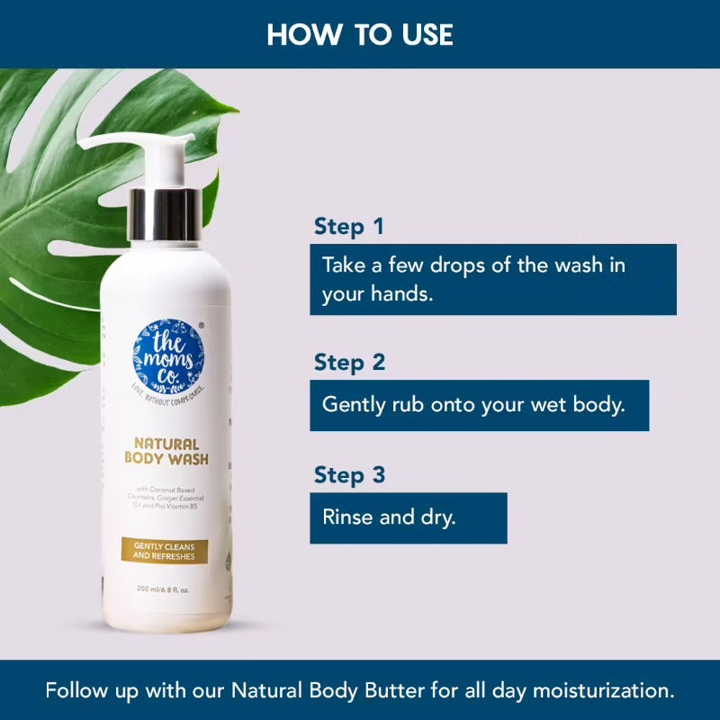 The Moms Co Natural Body Wash - Distacart