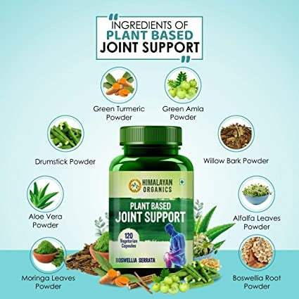 Himalayan Organics Plant Based Joint Support Vegetarian Capsules - Distacart