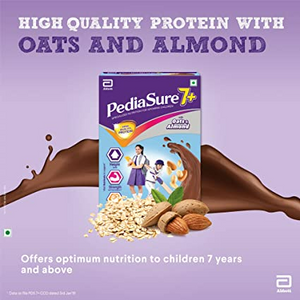 Pediasure 7 Plus Oats & Almond Nutrition Drink Powder Chocolate Flavour - Distacart