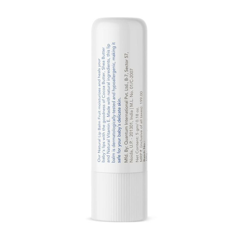 The Moms Co Natural Vanilla Lip Balm - Distacart