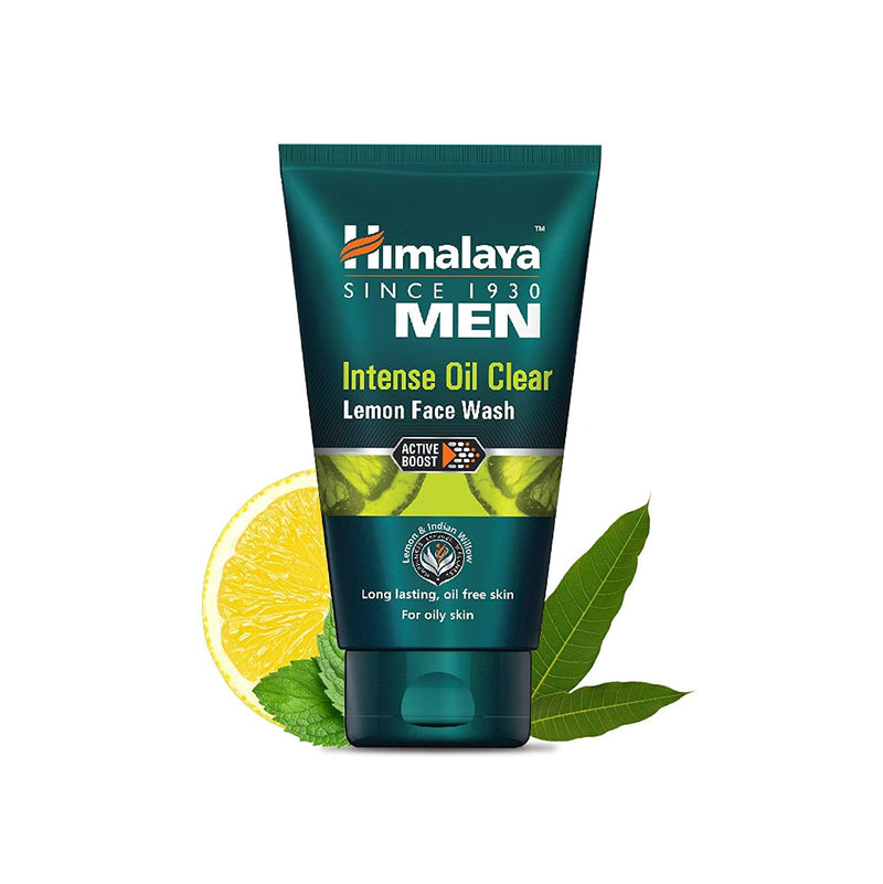 Himalaya Men Intense Oil Clear Lemon Face Wash - Distacart