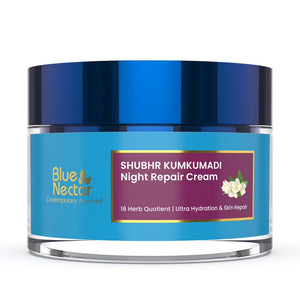 Blue Nectar Shubhr Night Jasmine & Pachouli Hydrating Nourishing Repair Cream for Women - Distacart