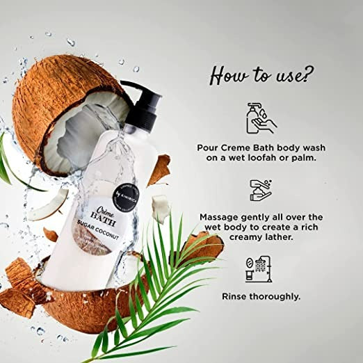 Kimirica Creme Bath Sugar Coconut Body Wash - Distacart