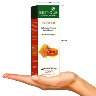 Biotique Advanced Organics Honey Gel Refreshing Foaming Face Cleanser - Distacart