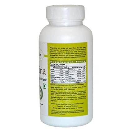 Ayurvedic Life Spirulina Tablets - Distacart