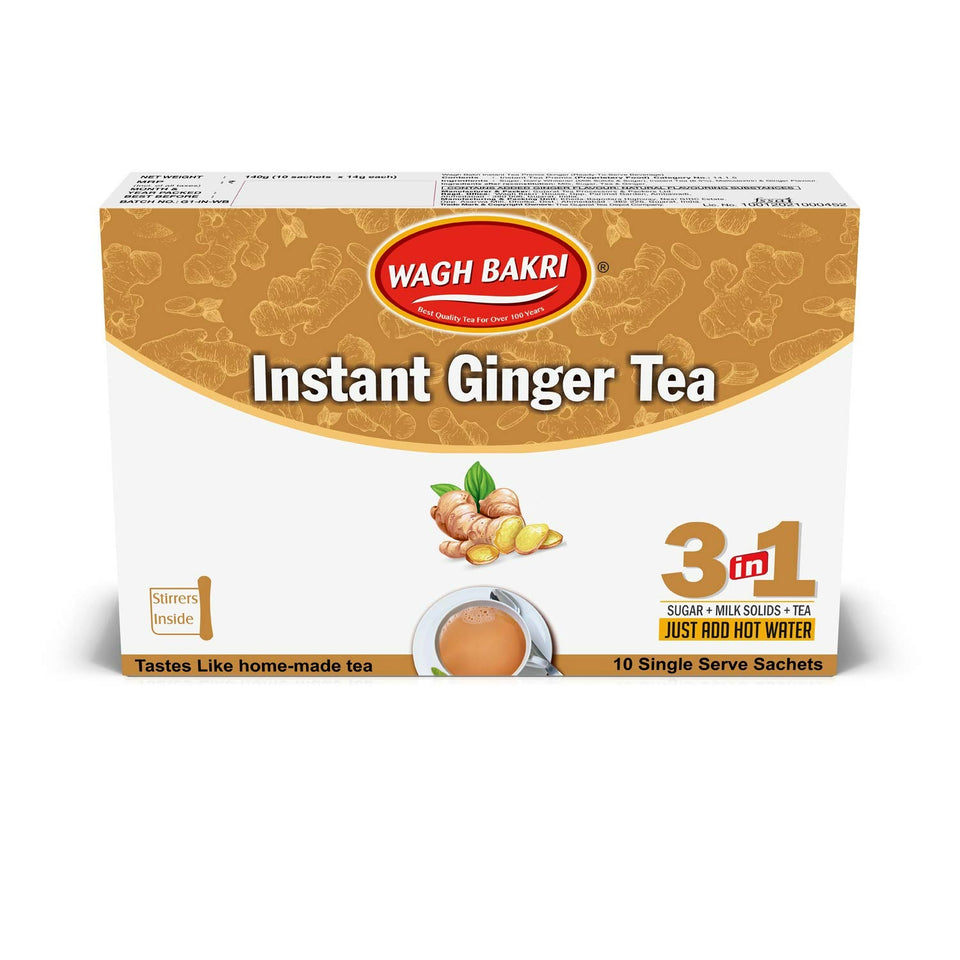 Buy Wagh Bakri Instant Premix Ginger Tea Online at Best Price | Distacart
