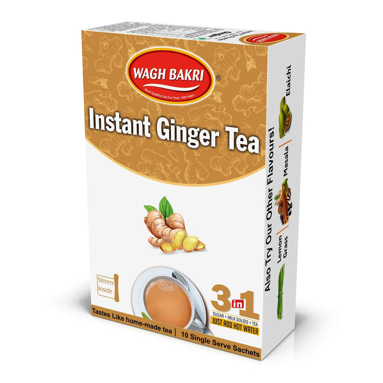 Wagh Bakri Instant Premix Ginger Tea - Distacart