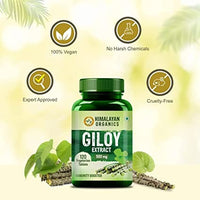 Thumbnail for Himalayan Organics Giloy Extract 500 mg Tablets - Distacart